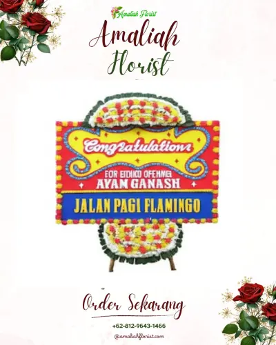 Bunga Papan Congratulation di Gabuswetan